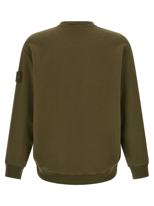 Sudadera bicolor de algodón Stone Island