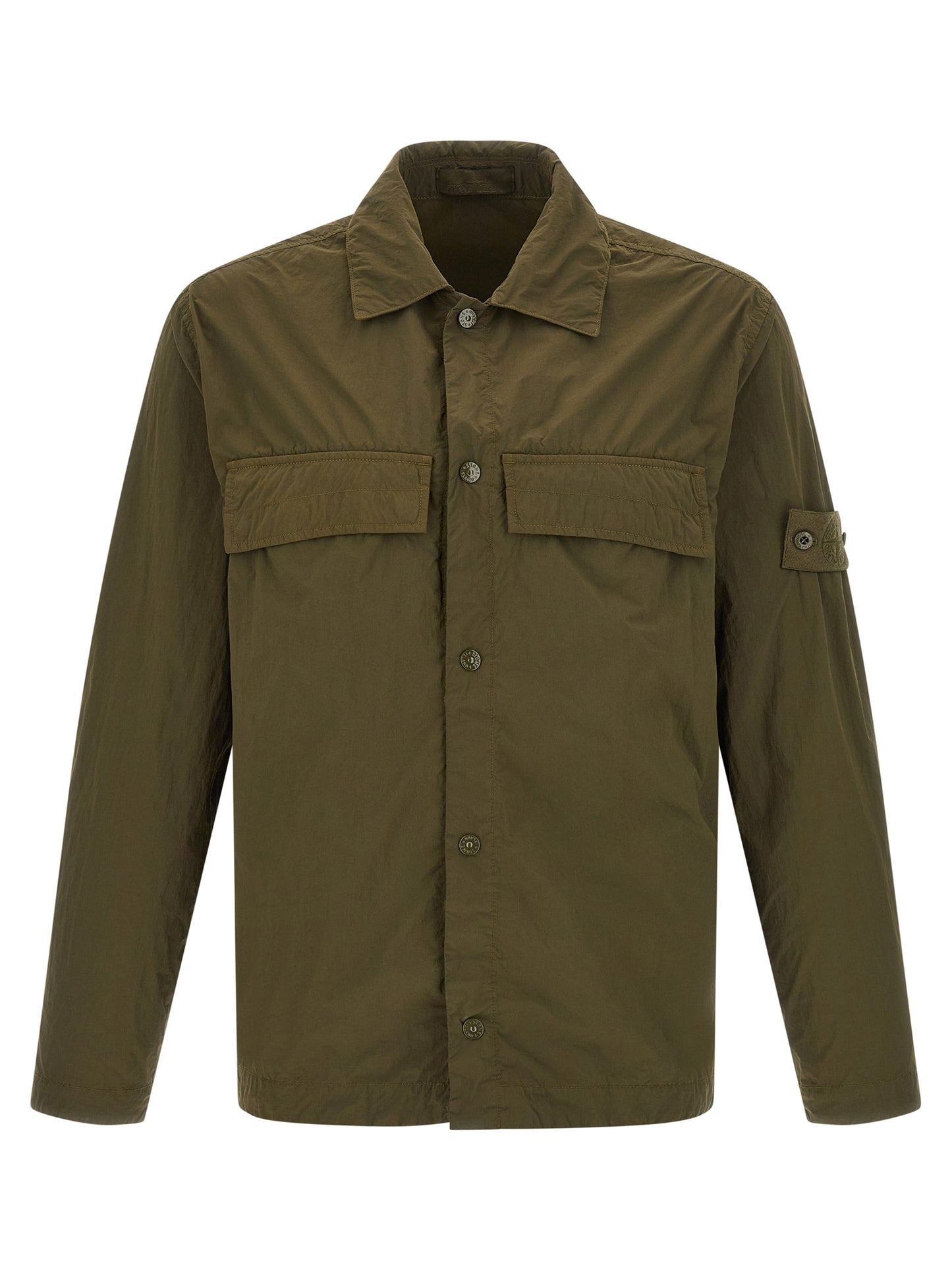 Blusa Bicolor De Poliamida Stone Island Prenda Superior