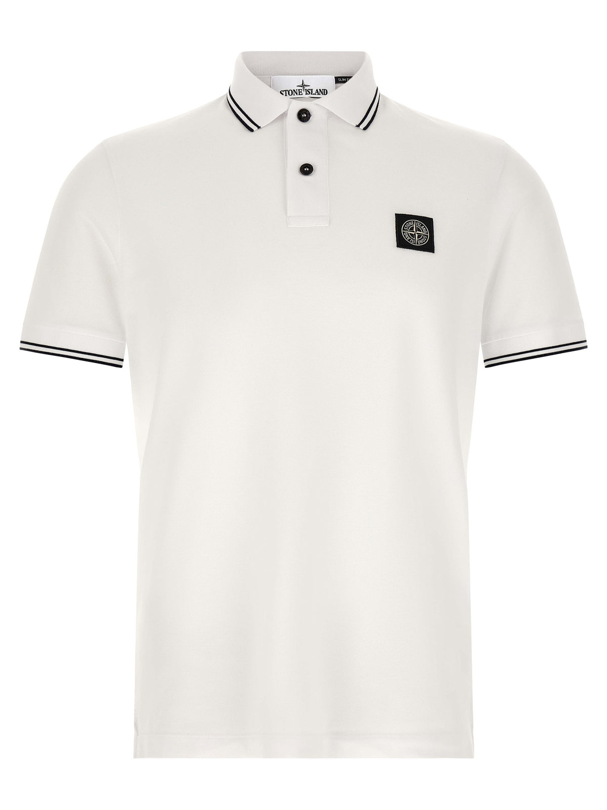 Polo Bicrome En Coton Stone Island Réf. 2200010