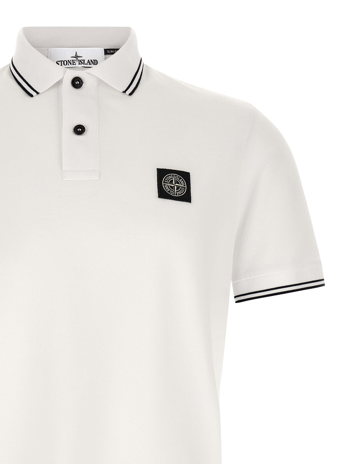 Polo Bicrome En Coton Stone Island Réf. 2200010