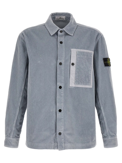 Blusa gris de algodón Stone Island