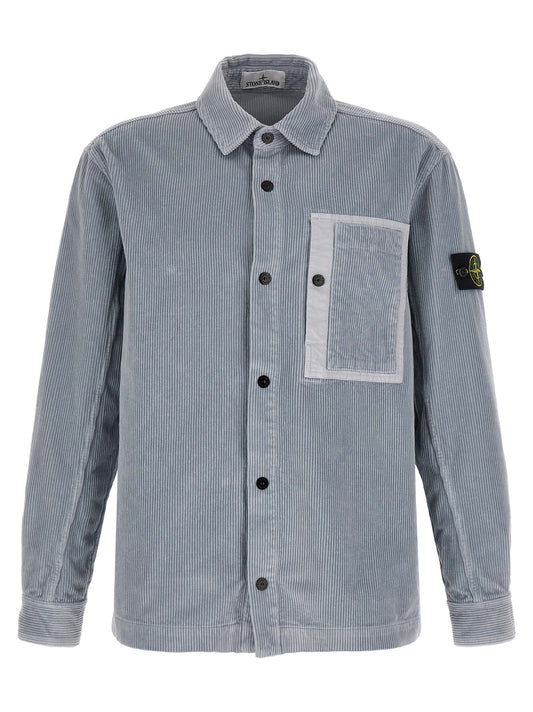 Blusa gris de algodón Stone Island