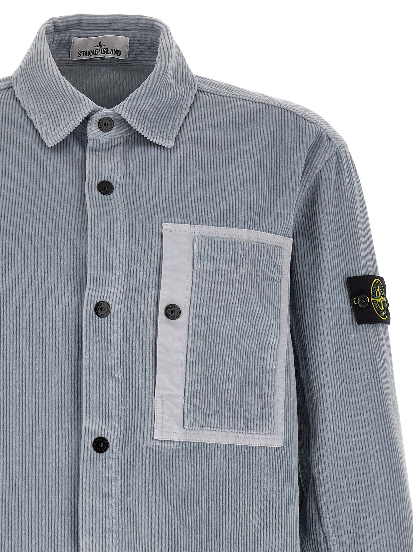 Blusa gris de algodón Stone Island