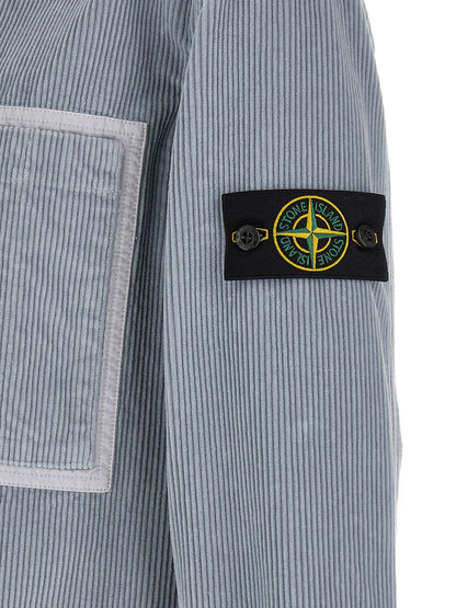 Blusa gris de algodón Stone Island