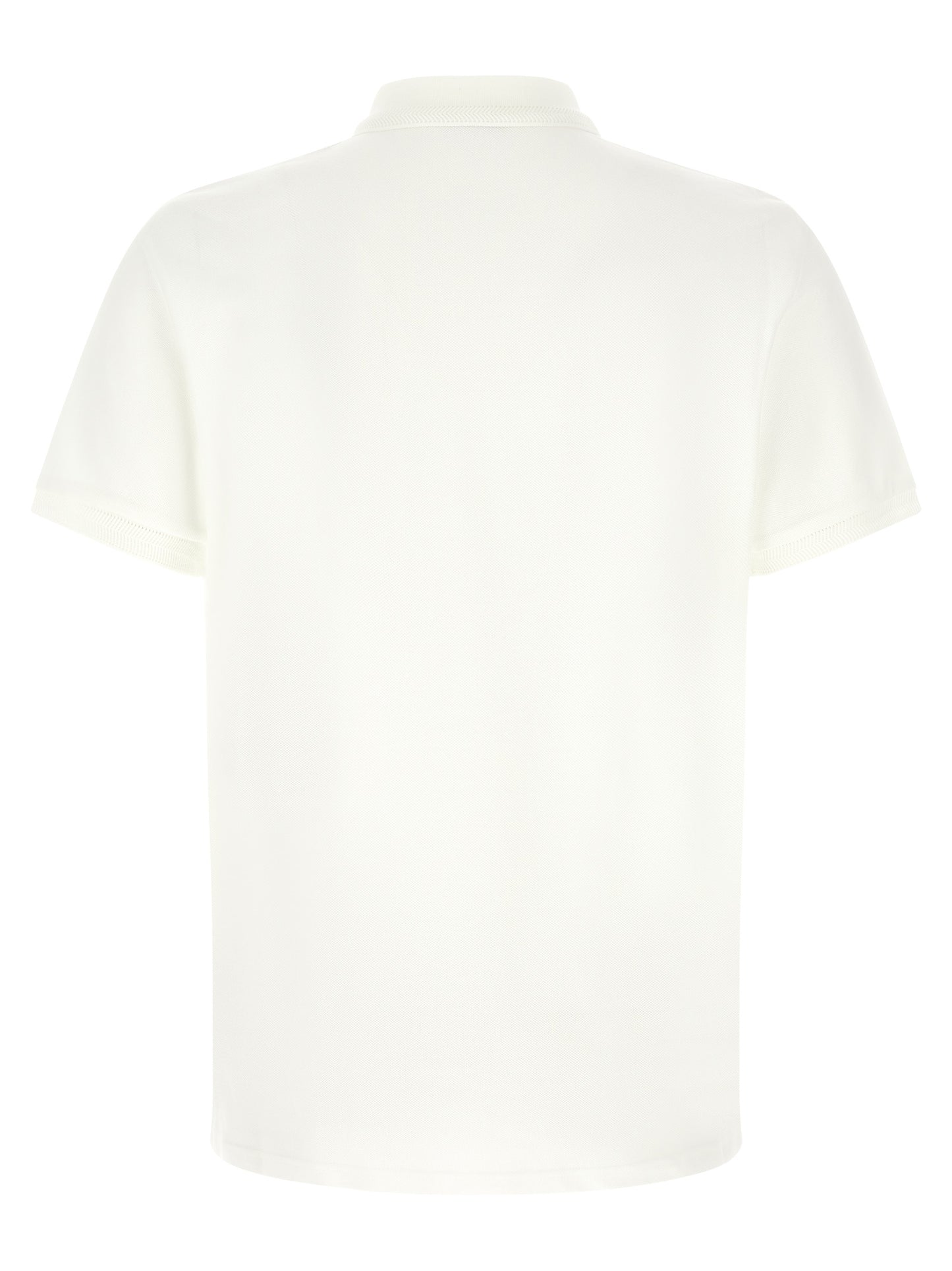 Camiseta Polo Moncler De Algodón Blanco Elegante