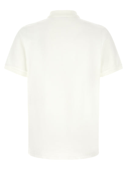 Camiseta Polo Moncler De Algodón Blanco Elegante