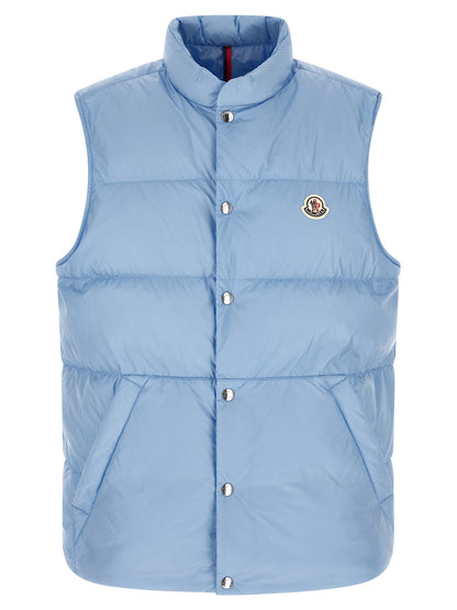 Moncler Light Blue Polyamide Tuquerouye Vest