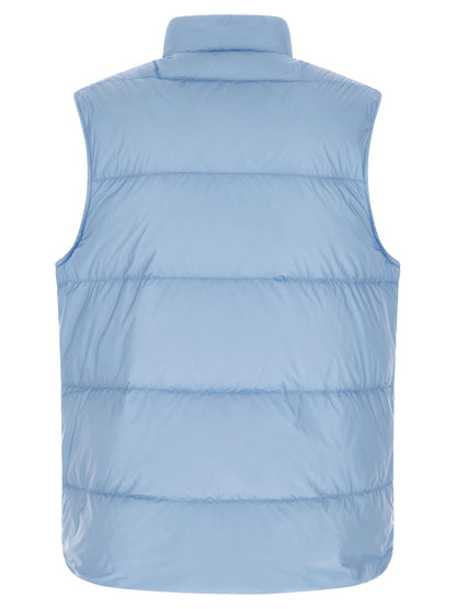 Moncler Light Blue Polyamide Tuquerouye Vest