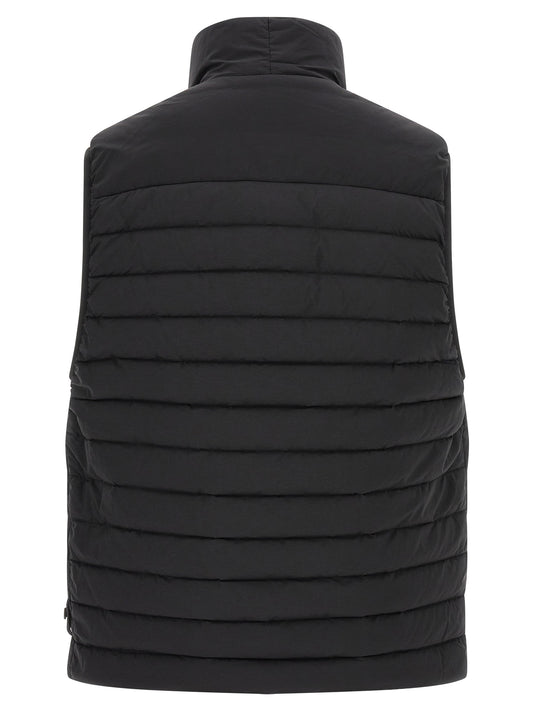 Stone Island Black Polyamide Sleeveless Jacket
