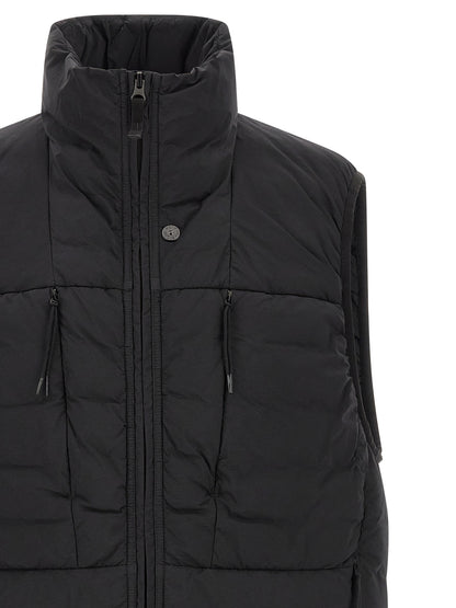 Stone Island Black Polyamide Sleeveless Jacket