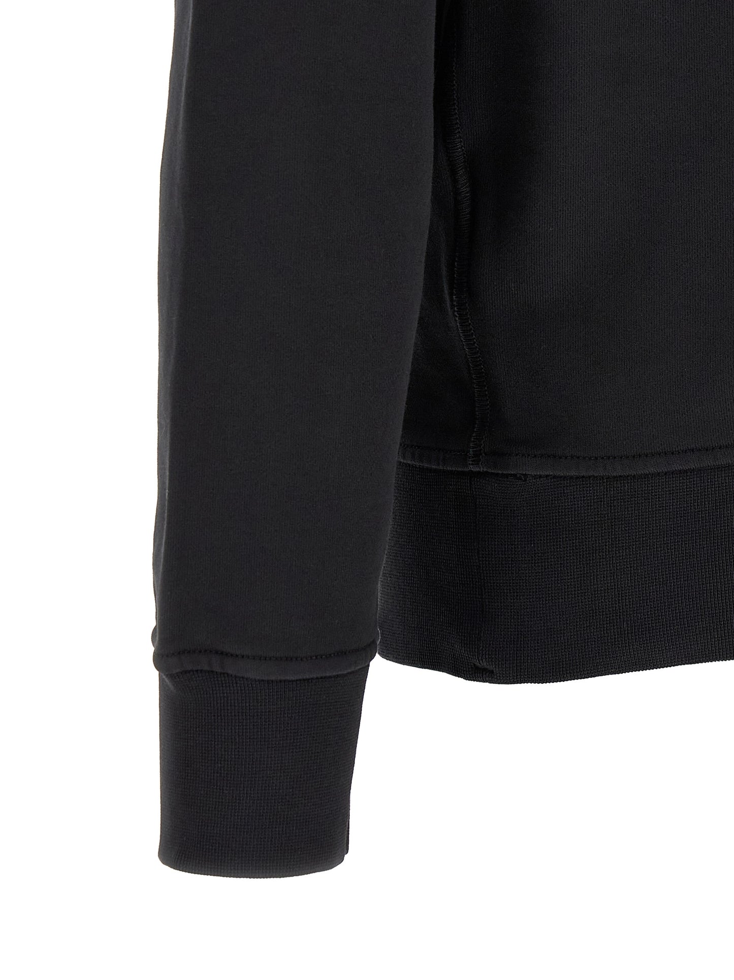 Stone Island Classic Comfortable Black Cotton Sweatshirt