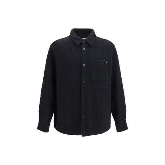 Chaqueta de algodón negra Valentino Garavani