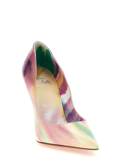 Christian Louboutin Escarpins compensés en veau multicolore Miss Z