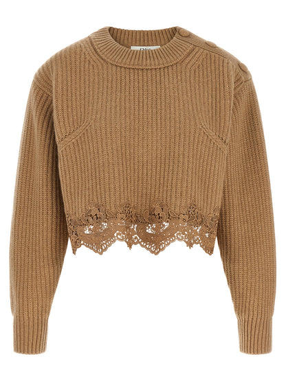 Cárdigan de lana beige Chloé
