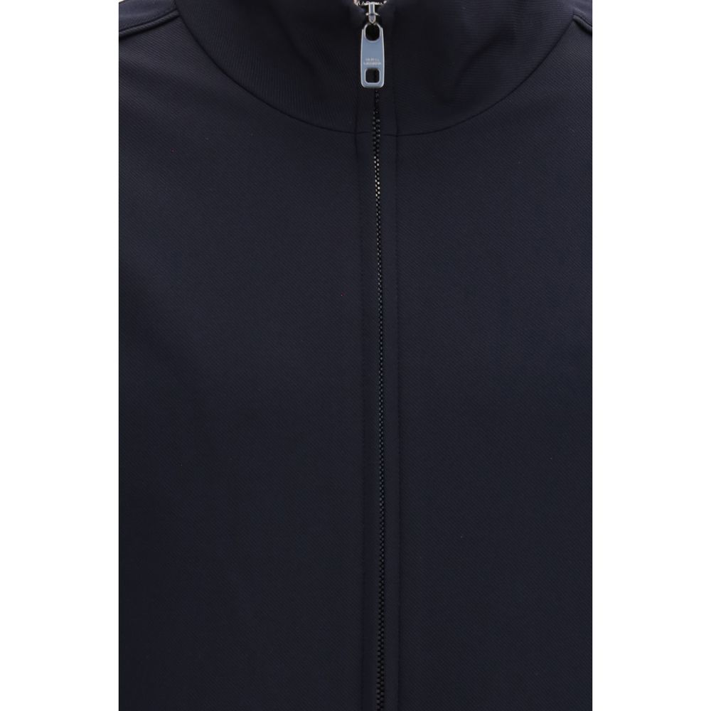 Chaqueta larga de poliamida azul Dolce & Gabbana