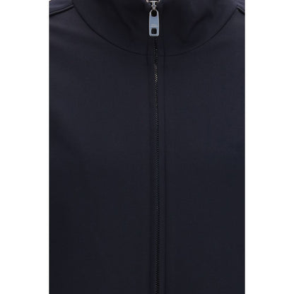 Chaqueta larga de poliamida azul Dolce & Gabbana