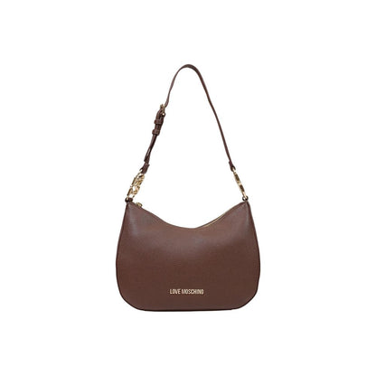 Bolso de mano Love Moschino marrón de polietileno