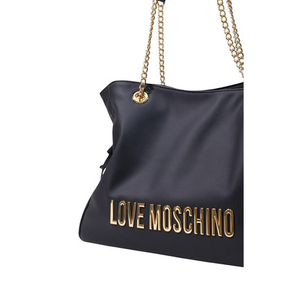 Bolso de mano Love Moschino de poliéster negro