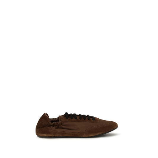 Zapatillas deportivas Prada de caucho marrones