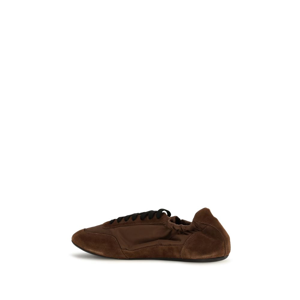 Zapatillas deportivas Prada de caucho marrones