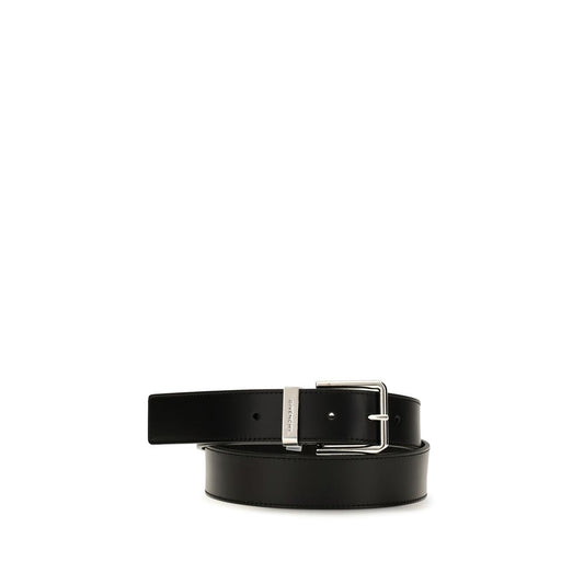 Cinturón normal Givenchy de piel de becerro negra Bos Taurus