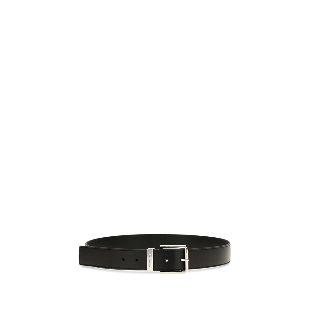 Cinturón normal Givenchy de piel de becerro negra Bos Taurus