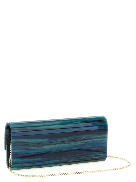 Cartera de mano Jimmy Choo bicolor de poliéster