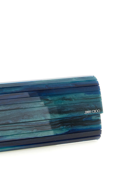 Cartera de mano Jimmy Choo bicolor de poliéster