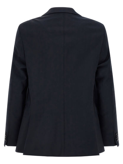 Traje Slim Fit Dos Piezas Azul Lana Virgen Hugo Boss Houston
