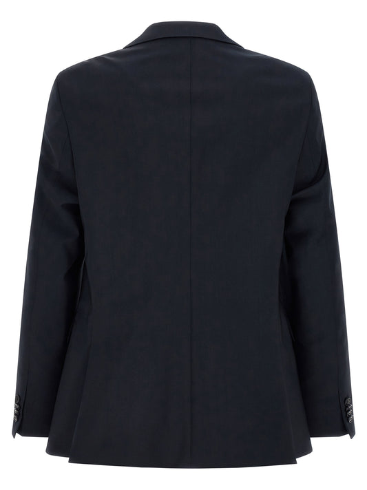 Traje Slim Fit Dos Piezas Azul Lana Virgen Hugo Boss Houston