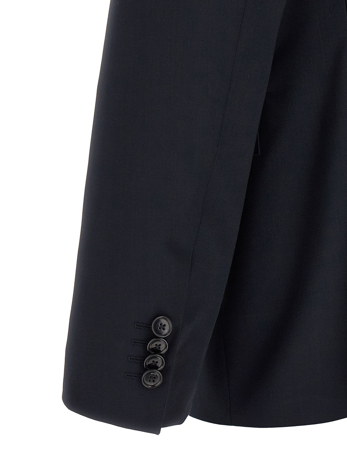 Traje Slim Fit Dos Piezas Azul Lana Virgen Hugo Boss Houston