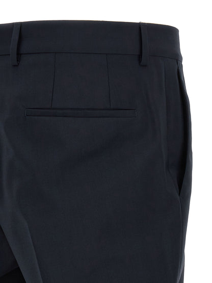 Traje Slim Fit Dos Piezas Azul Lana Virgen Hugo Boss Houston