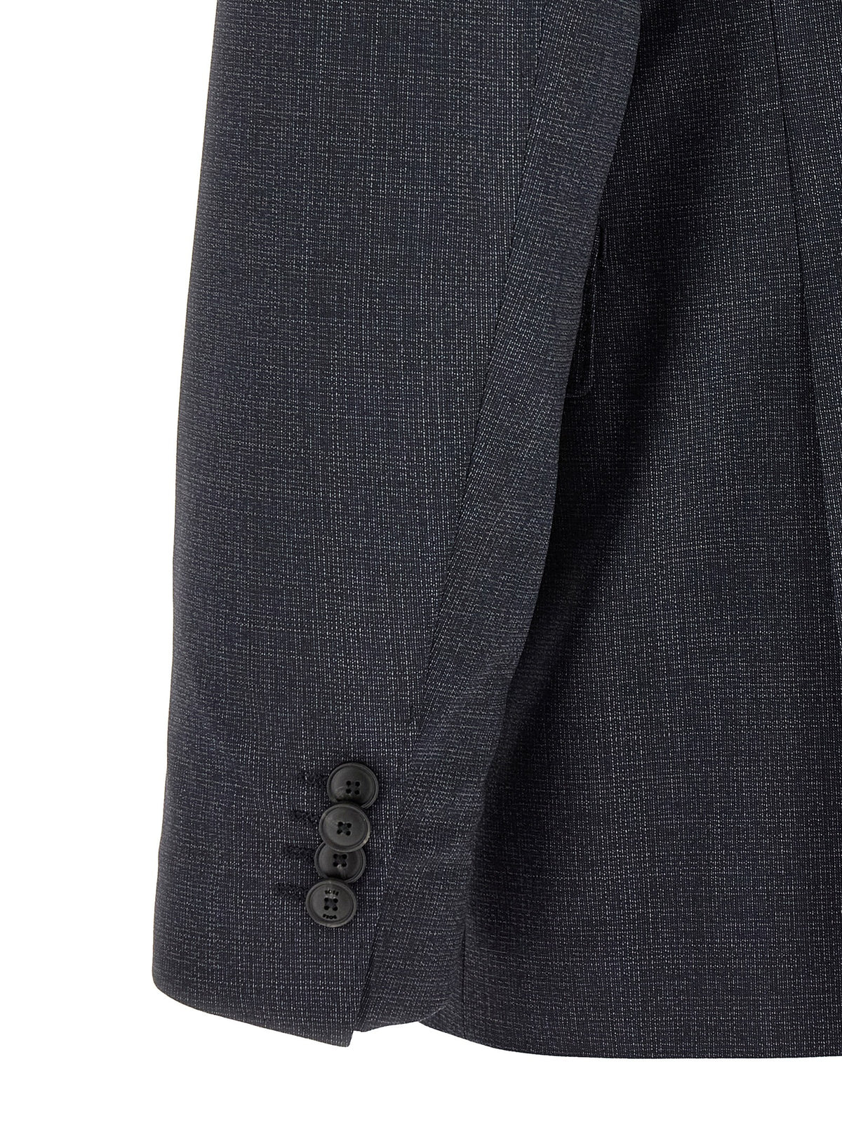Hugo Boss Blue Polyester Two-Piece Suit Set