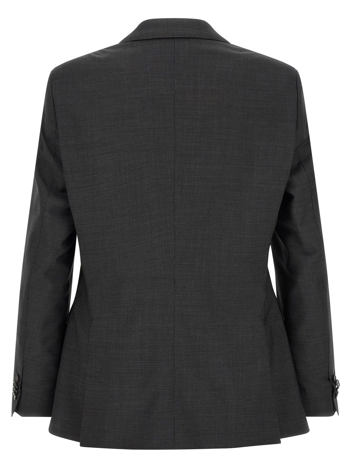 Hugo Boss Two-Piece Virgin Wool Suit in Grey