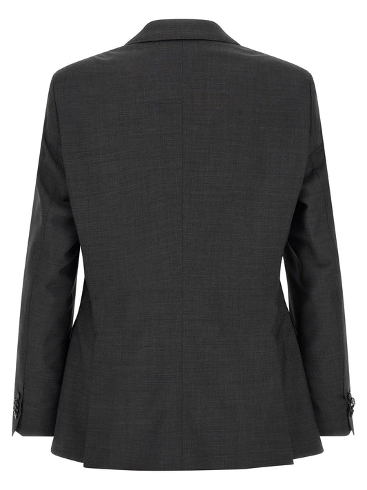 Traje De Dos Piezas Hugo Boss De Lana Virgen Y Gris