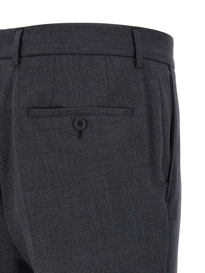 Hugo Boss Blue Polyester Two-Piece Suit Set