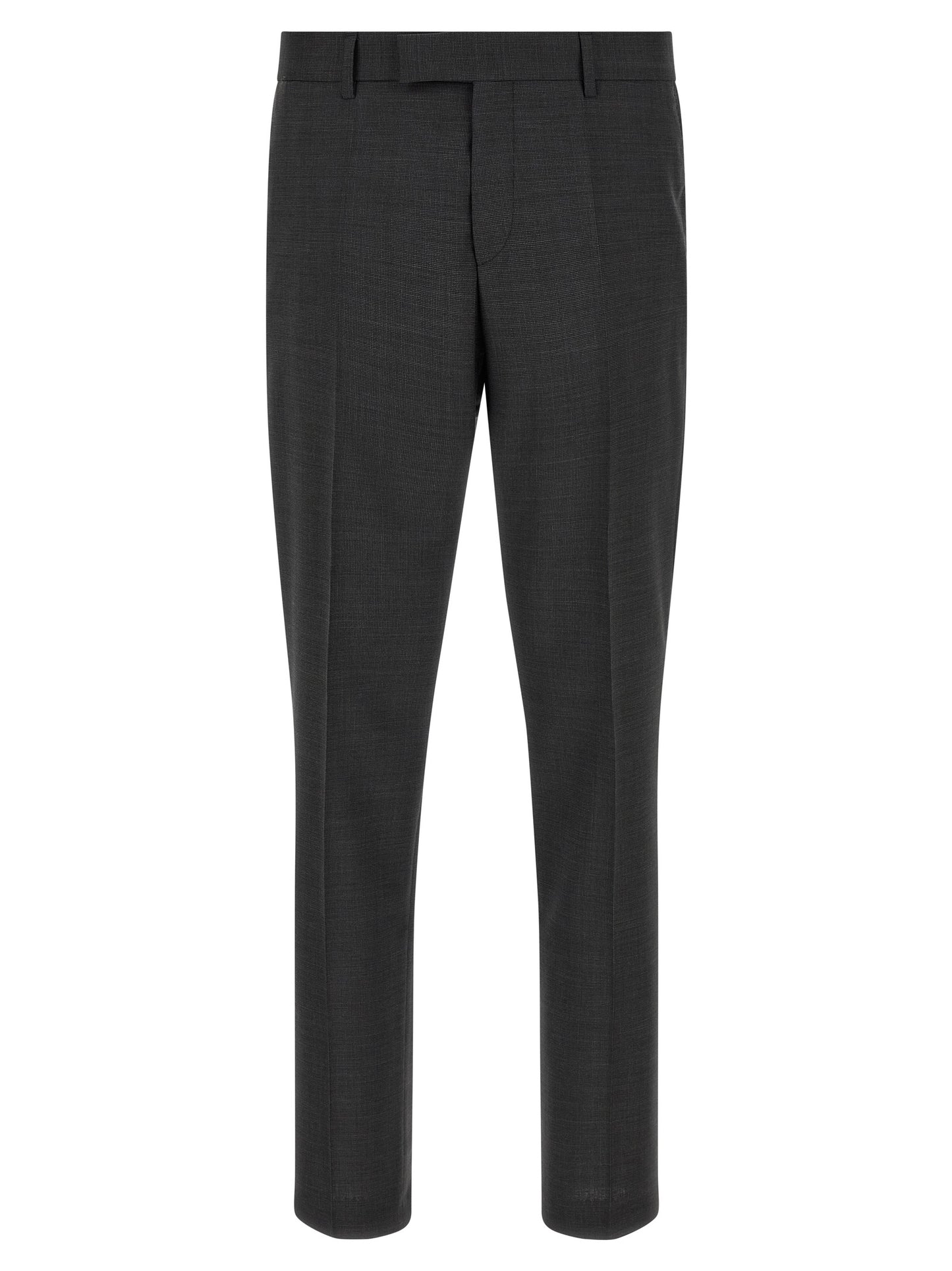 Hugo Boss Two-Piece Virgin Wool Suit in Grey