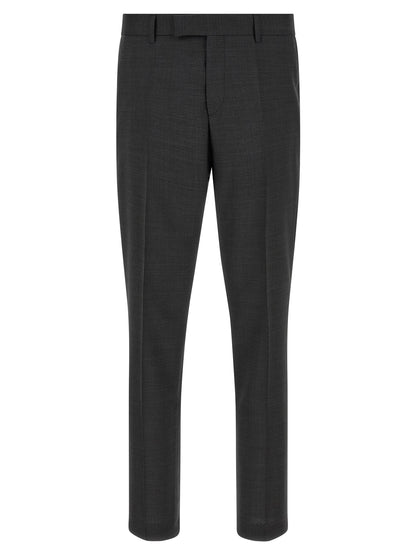 Hugo Boss Two-Piece Virgin Wool Suit in Grey