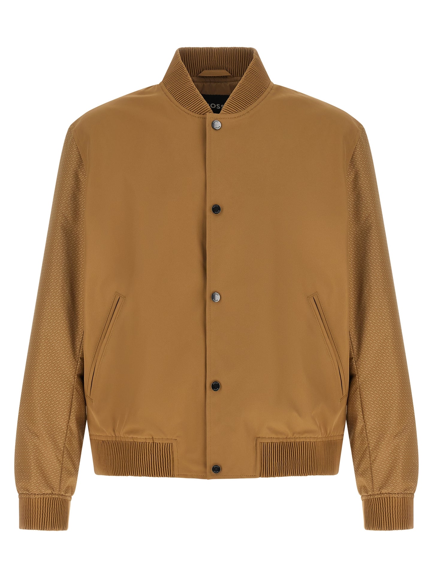 Hugo Boss Bomber de poliéster beige