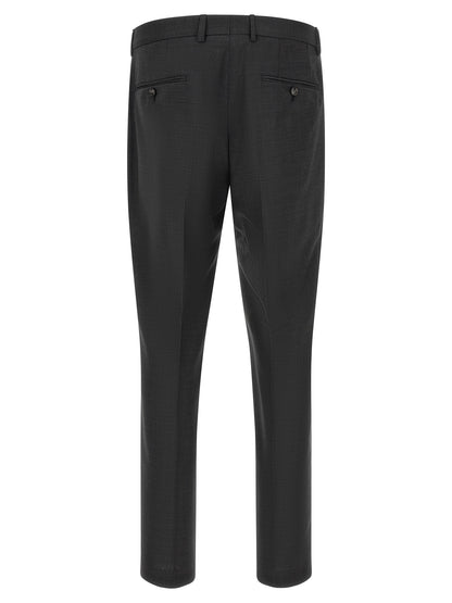 Hugo Boss Two-Piece Virgin Wool Suit in Grey