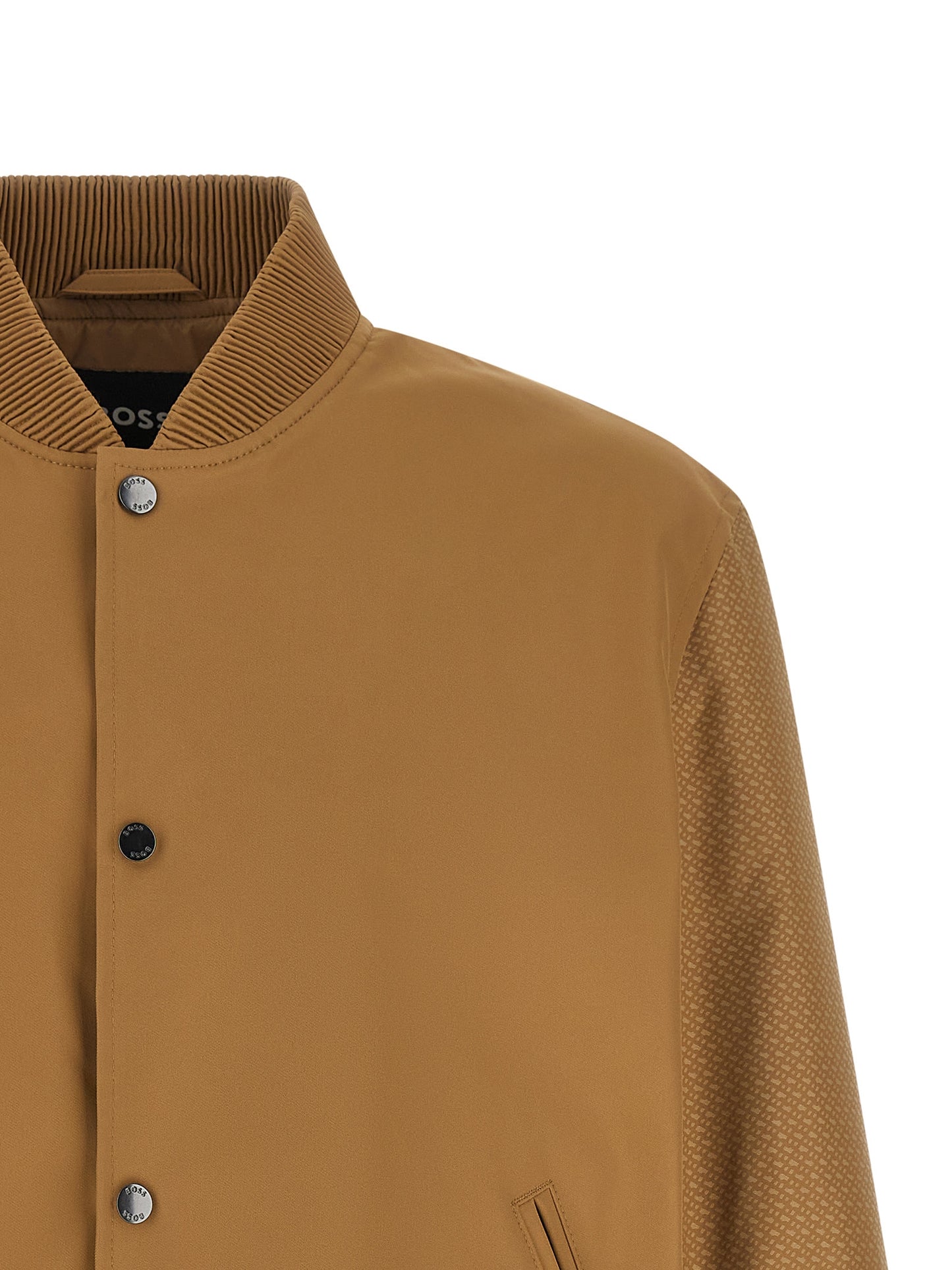Hugo Boss Bomber de poliéster beige