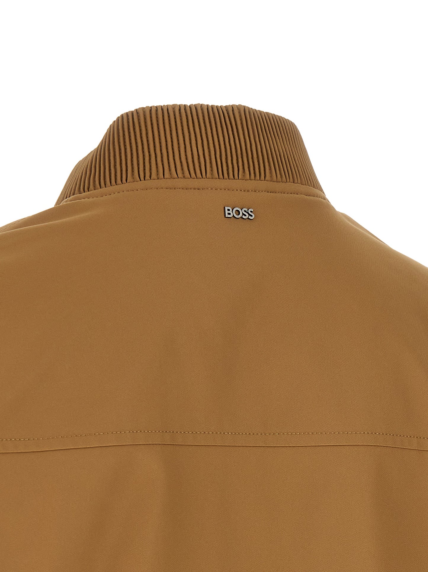 Hugo Boss Bomber de poliéster beige