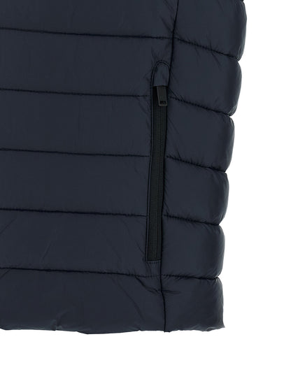 Hugo Boss Recycled Polyamide Sleeveless Jacket Blue