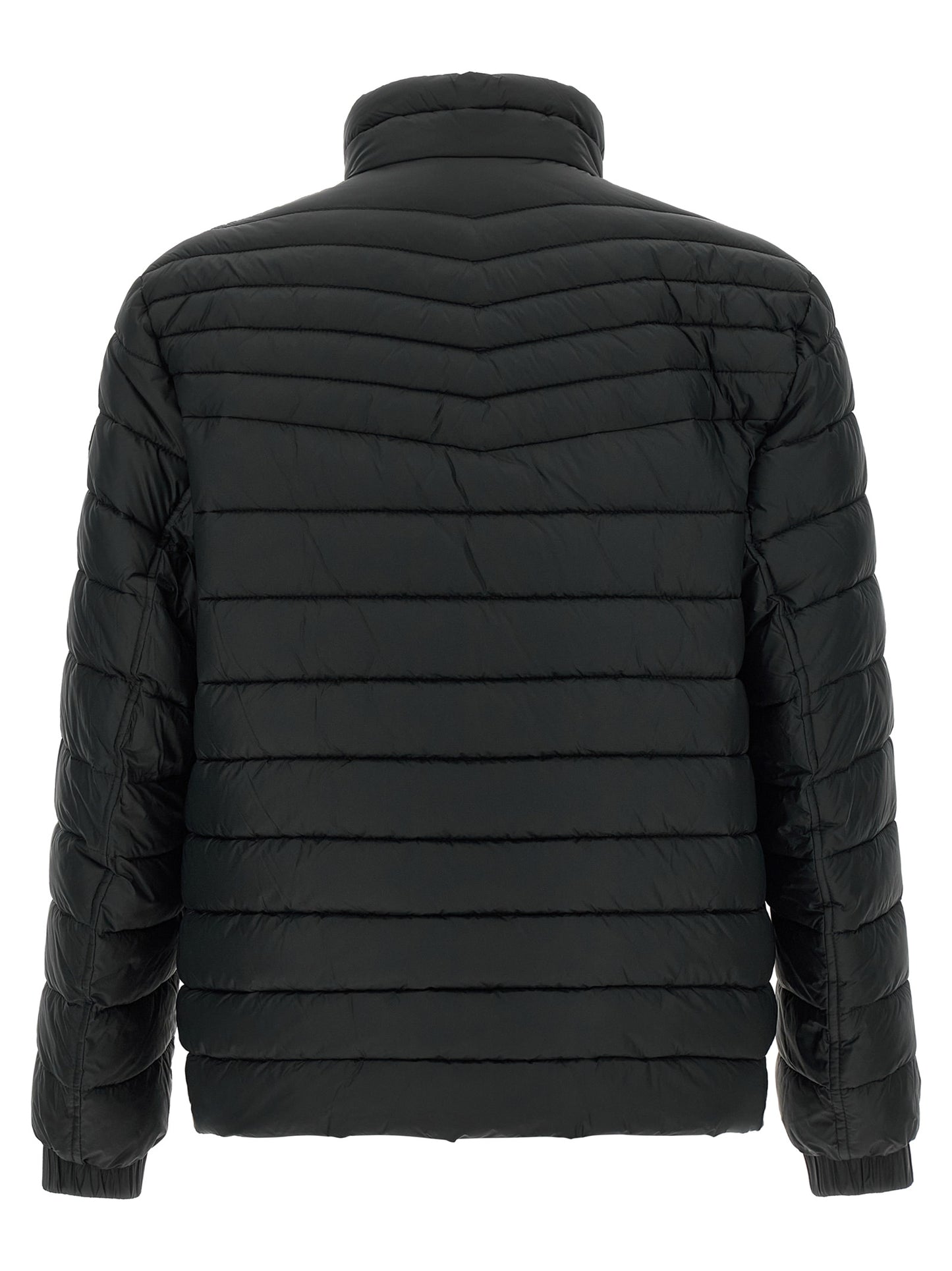 Hugo Boss Chaqueta Larga De Poliamida Reciclada Negra