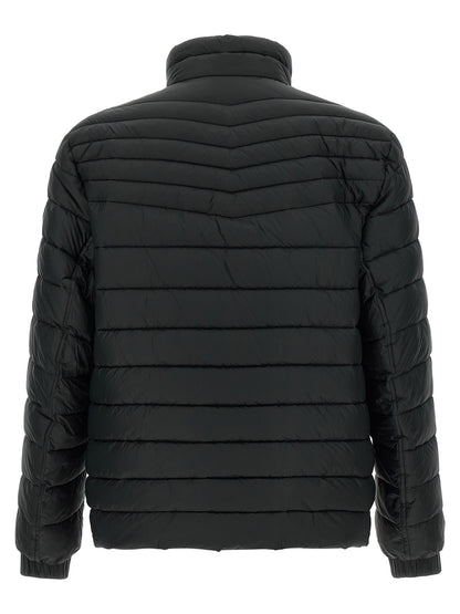 Hugo Boss Chaqueta Larga De Poliamida Reciclada Negra