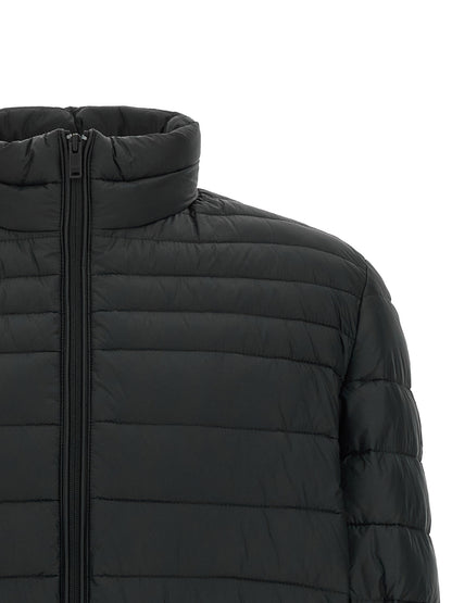 Hugo Boss Chaqueta Larga De Poliamida Reciclada Negra