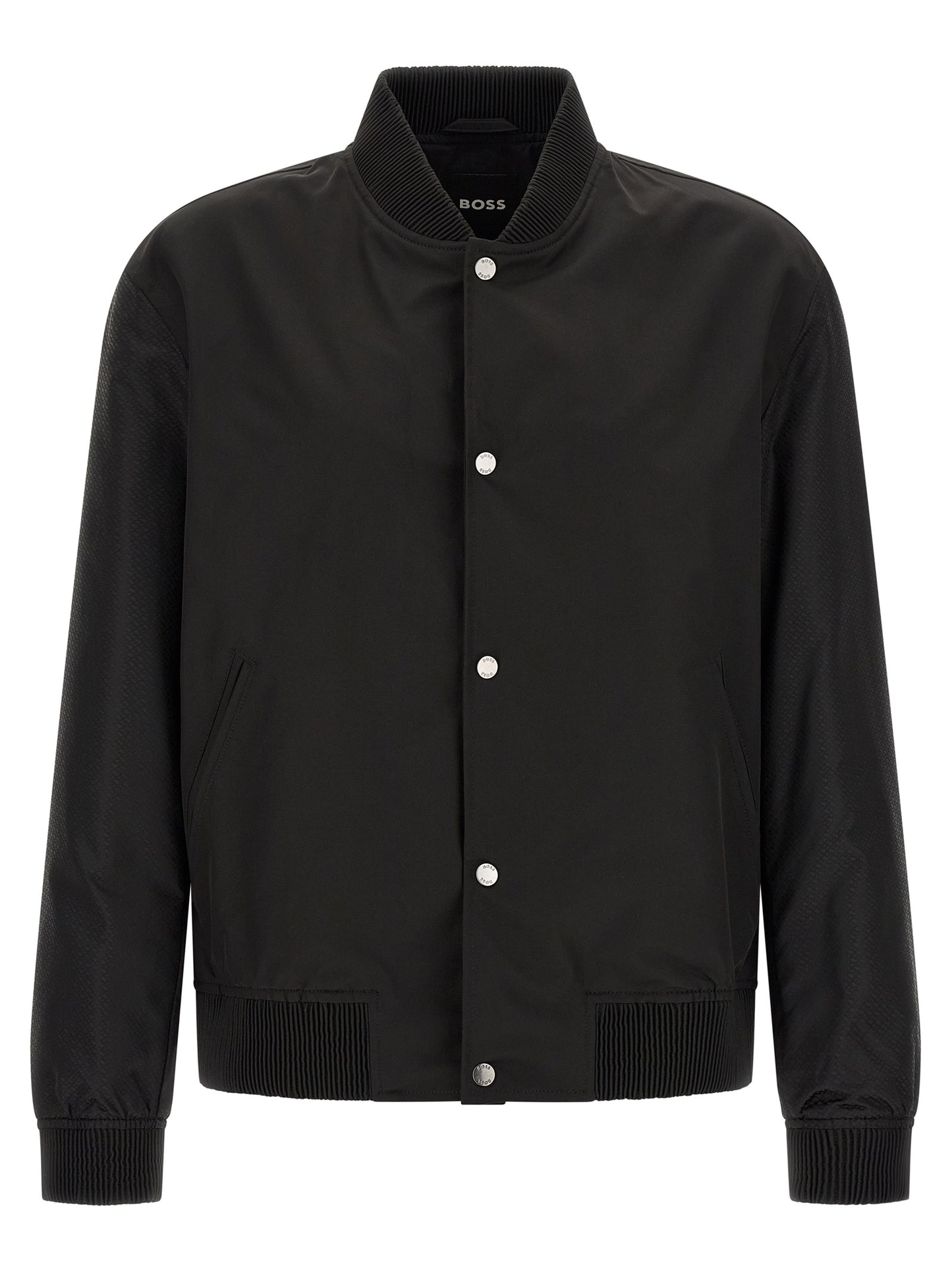Hugo Boss Chaqueta Bomber - Estilo Negro En Poliéster