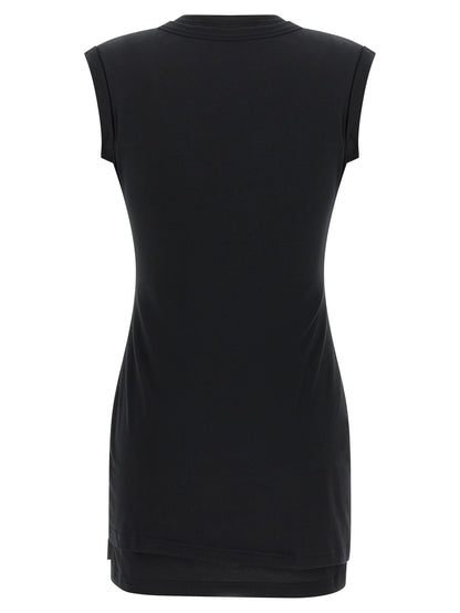 Minivestido negro de algodón de Alexander Wang