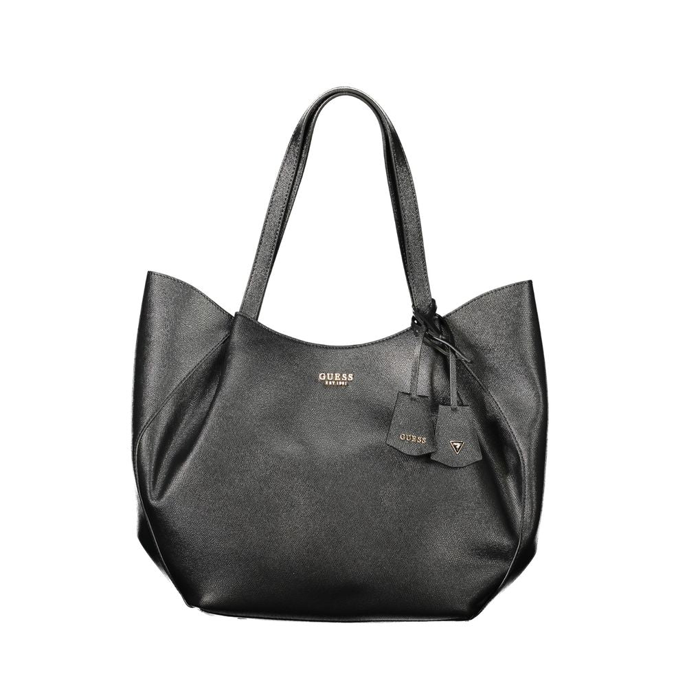 Guess Jeans Black Polyurethane Women's Handbag
