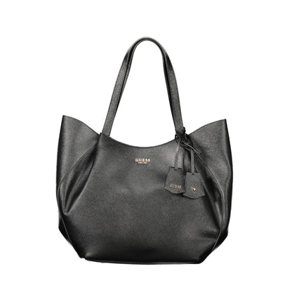 Guess Jeans Black Polyurethane Women's Handbag